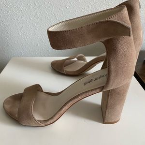 Jeffrey Campbell Lindsay Sandal Taupe Suede